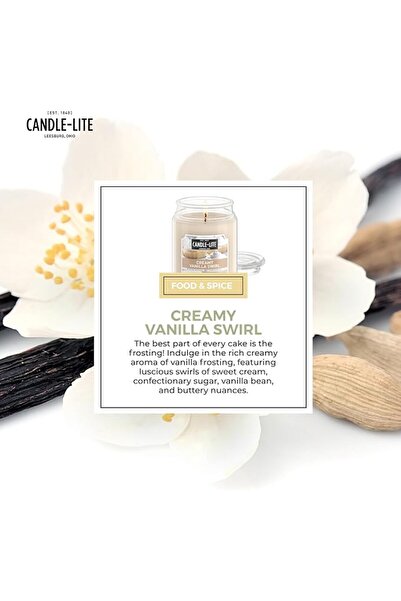 Candle-Lite شموع معطرة، برائحة الفانيليا الكريمية، عبوة واحدة سعة 18 أونصة. ع...
