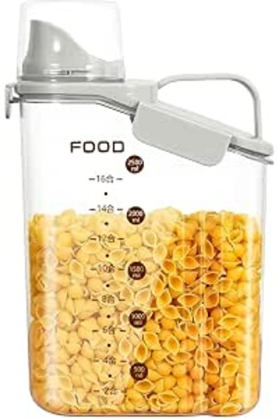 Yuroochii 2.8L Cereal Containers Storage, 95oz Airtight Large Dry Food Storag...