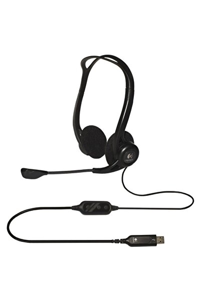 Logitech G Casti Logitech PC 960 USB cu microfon negru