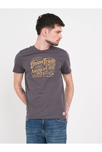 Timeout - Tricou barbat cu maneca scurta si imprimeu grafic