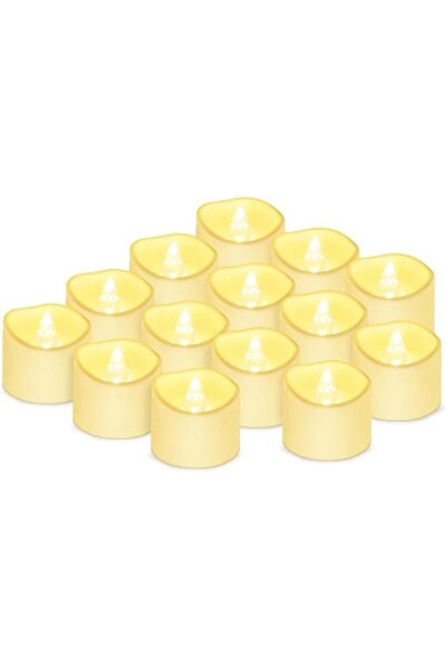 STARSTAR LED Candles - 24 PIECES Waving Flame LED Light, Electric Cones Chris...