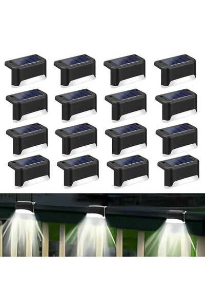 STARSTAR 16X Solar LED Bridge Light, White Light, Suitable for Outdoor Garden...
