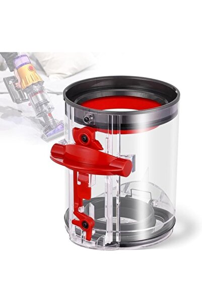 Morvena Picks Coș de gunoi transparent pentru aspiratorul fără fir Dyson V10 ...