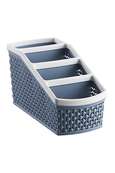 STARSTAR Blue Bathroom Storage Basket, Compact Cleaning Basket, Cotton Swab &...