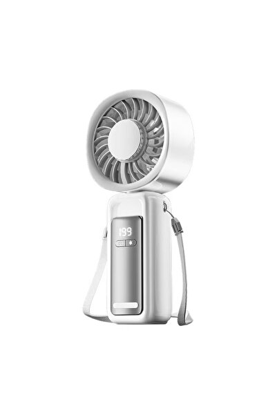 STARSTAR Portable Fan - Rechargeable Adjustable LED Screen Handheld Powerful ...