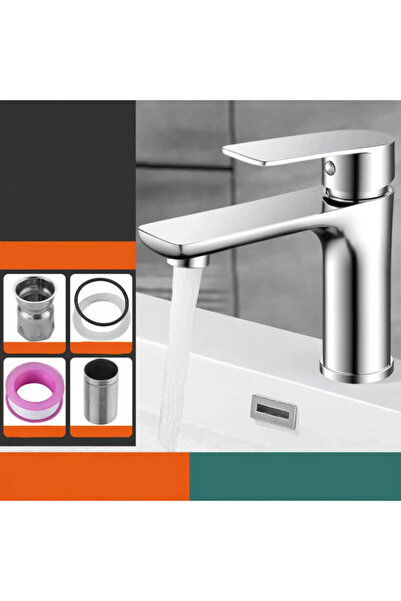 STARSTAR Single-handle bathroom sink faucet - elegant design, chrome-plated m...