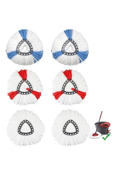Morvena Picks 6 capete de mop de schimb pentru mop Vileda, capete de mop de s...