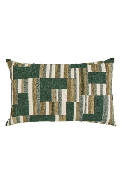 Atmosphera Pernă decorativă "Calix" - Verde kaki, 50x30 cm
