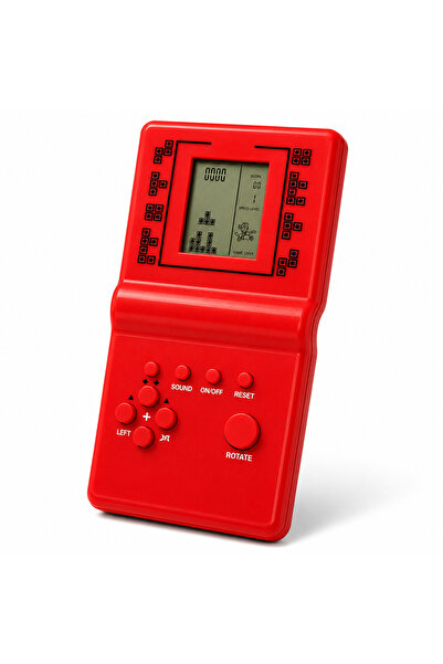 Torzende RETRO EL OYUN KONSOLU LCD EKRANLI PİLLİ TAŞINABİLİR TETRİS OYUNU RENKLER RASTGELE ÇIKMAKTADIR