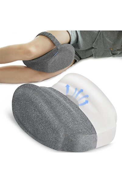 OEM Cooling Orthopedic Knee Pillow for Side Sleeping, Memory Foam Leg Support