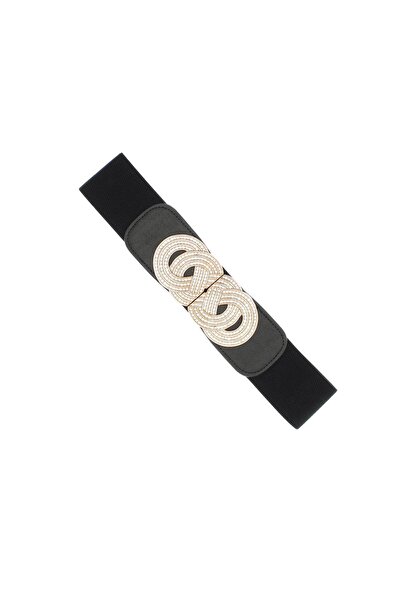 ButicCochet Curea lată tip brâu pentru femei, din material elastic, Buticcoch...