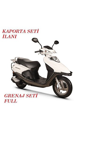 EAYMOTO Rks Spontini 110 Grenaj Seti Kompe Kaporta Beyaz ARASMTO