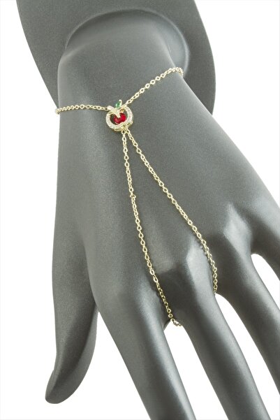TakÇalıştır Elma Zircon Stone Luxury Steel Shahmeran