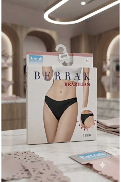 Funny Life Berrak Women's Laser Cut Brazilian Underwear 2 Pcs