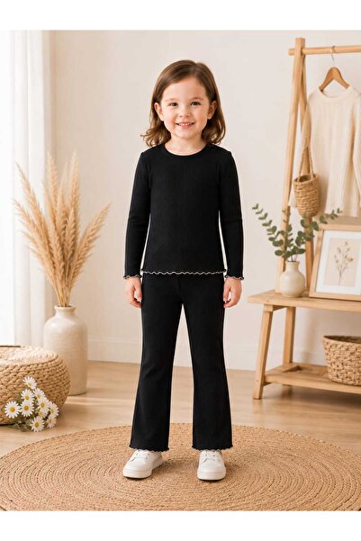 CINARIUM Girl's Pants Blouse Casual Bottom Top Set 2-8 Years