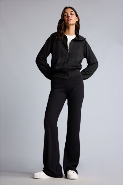 DeFacto Kadın Eşofman Alt E0628AX/BK81 BLACK