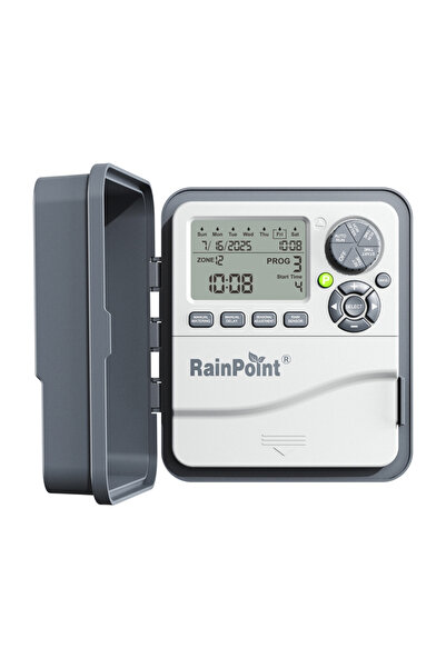 RAINPOINT Controler de irigații pentru grădină cu zone multiple și automatizare