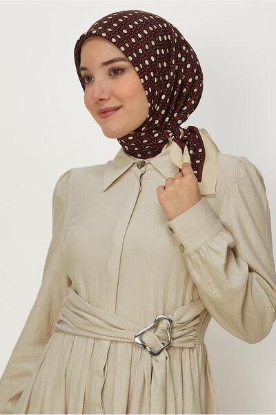 Alvina وشاح منقوش 8655