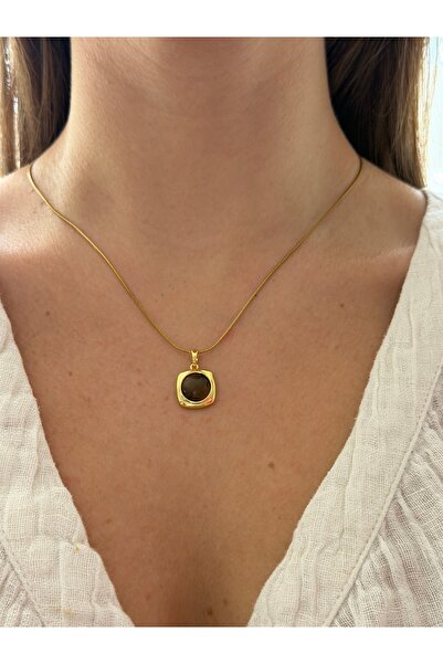 Pinery Jewels قلادة نسائية من الفولاذ المقاوم للصدأ بتصميم بسيط لا تتأثر بالصدأ