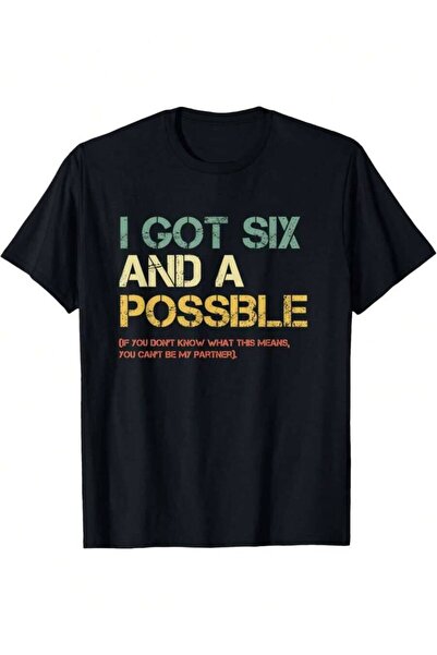 k222 I Got Six And A Possible Funny Retro Spades Card Game T-Shirt