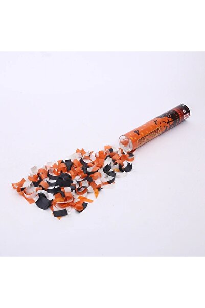 Rao Tun de Confetti, 30 Cm. Model Halloween, Confetti din Hartie, Multicolor