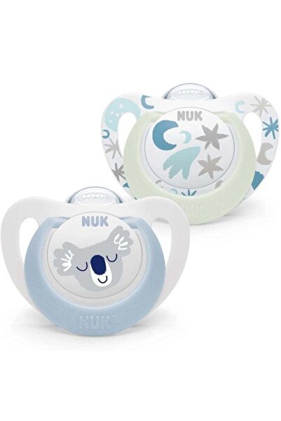 Nuk Star Baby Dummy | 0-6 Months | Day & Night Soothers | BPA-Free Silicone |...