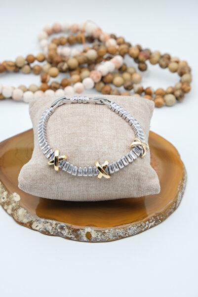 Serenite Collection X Zircon Gold Color Bracelet