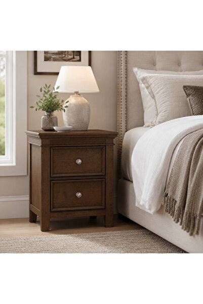 Roots Furniture طاولة جانبية هارليم إسبريسو