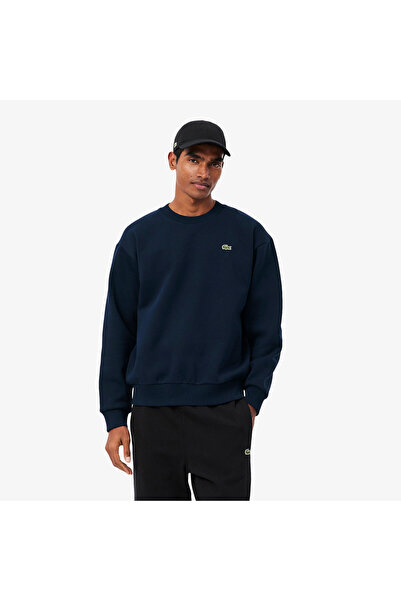 Lacoste Erkek Classic Fit Bisiklet Yaka Lacivert Sweatshirt