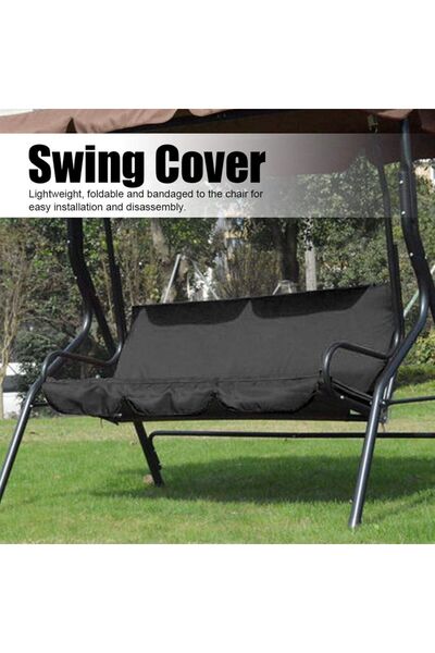 STARSTAR Outdoor swing chair cushion, three - seater cushion, waterproof repl...