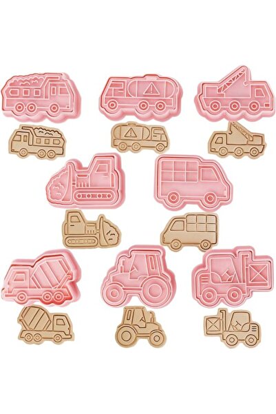 STARSTAR Car Cookie Molds Set for Children - 8 Pieces - 3D Shape Cutters for ...