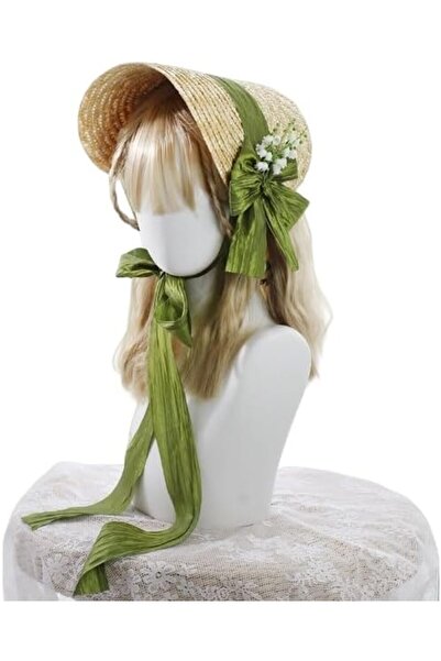 STARSTAR Vintage women's Victorian tea party sun hat Lolita girl lily of the ...