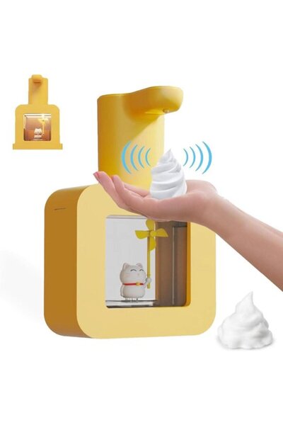 STARSTAR Cartoon Pet Kids Automatic Foaming Soap Dispenser with Sensor, Soft ...