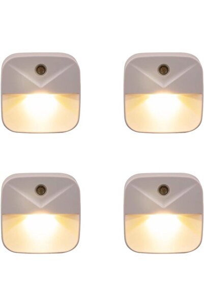 STARSTAR 4-Pack Plug-In LED Night Lights with Motion & Day/Night Sensor (Warm...