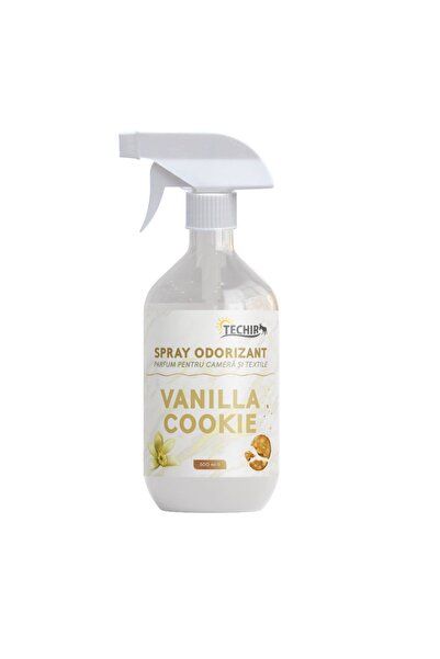 Techir Spray odorizant de textile cu aromă de vanilie și prăjitură 500 ml