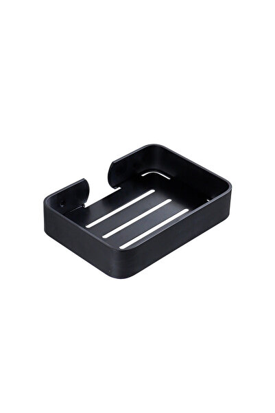 STARSTAR Square black aluminum wall-mounted soap dish | Soap dish