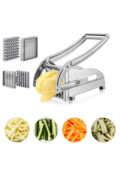 STARSTAR French fry cutter, stainless steel double blades, suitable for potat...