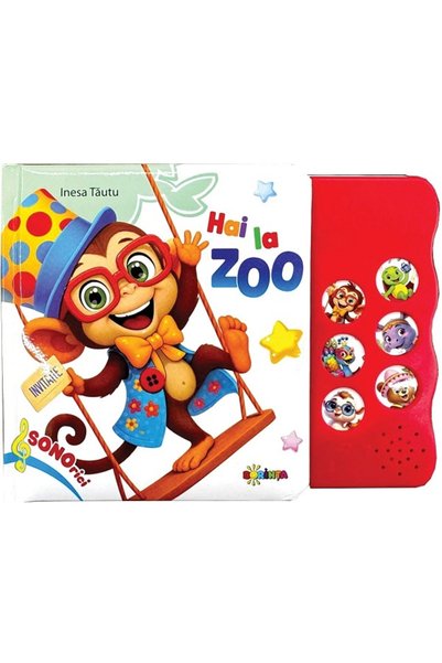 Dorinta Carte cu sunete. Hai la zoo - Inesa Tautu