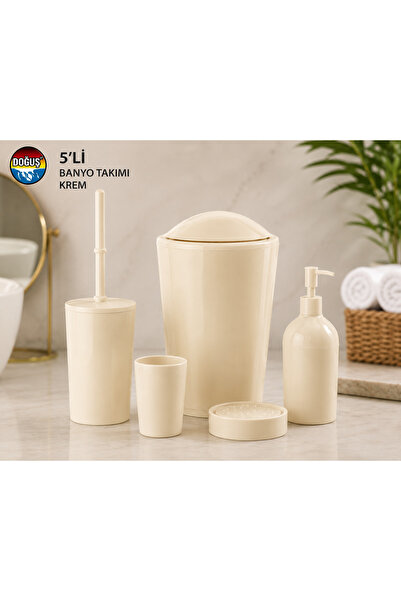 Doğuş Banyo 5'li Banyo Aksesuar Seti