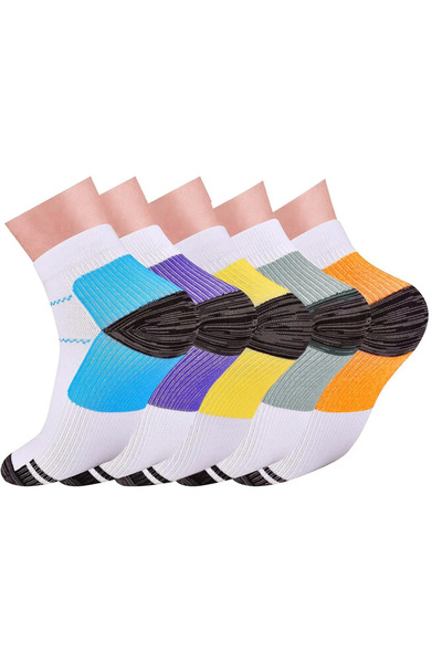 STARSTAR Unisex Compression Socks – Sports Socks that provide ankle and arch ...