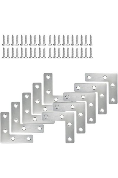 STARSTAR Stainless Steel Corner Bevels 10 Parts - Mounting Bracket Furniture ...