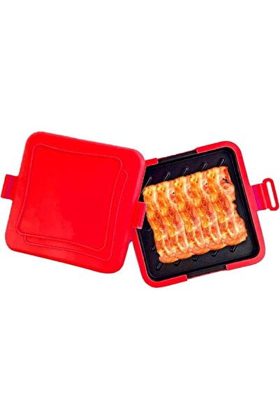 STARSTAR Red Sandwich Maker - Microwave Toaster Sandwich Making Machine | Non...