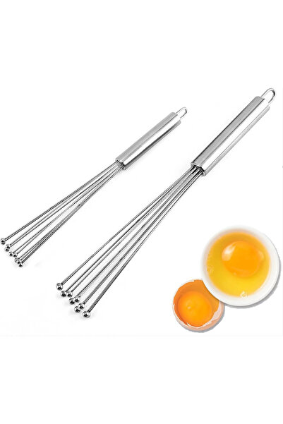 STARSTAR Two-piece 304 stainless steel ball whisk set, suitable for mixing an...
