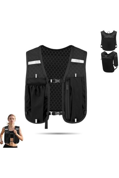 STARSTAR 1-Pack Lightweight Breathable Running Hydration Vest with Front Pock...