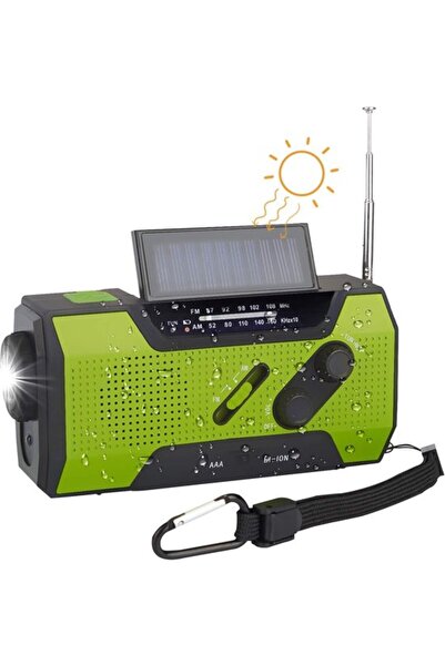 STARSTAR Battery-powered emergency survival radio, rechargeable AM/FM pocket ...