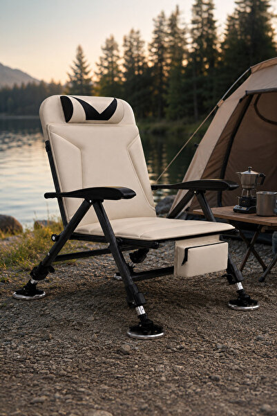 Vadi Premium Ayarlanabilir Kamp Koltuğu Katlanabilir Outdoor Balıkçı Piknik S...