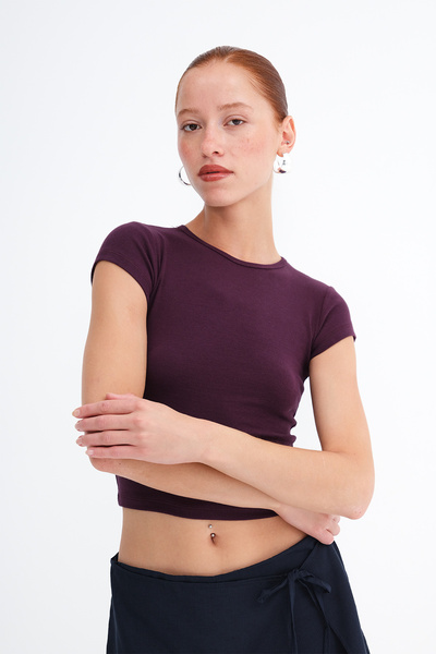 Addax Kısa Kollu Basic T-shirt P1742-L10