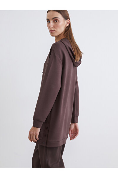 LC Waikiki Hooded Soft Touch Women's Sweatshirt Tunic