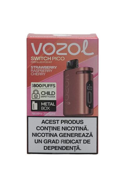Leski Ηλεκτρονικό Τσιγάρο, Vozol, Switch Pico Επαναφορτιζόμενο Φράουλα, Σμέου...