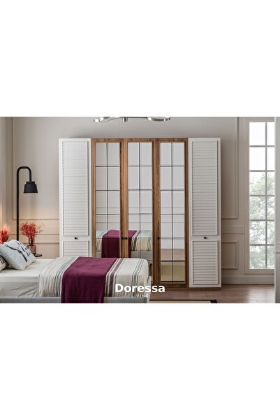 Doressa Living Vron Ett 5 Kapılı Gardırop